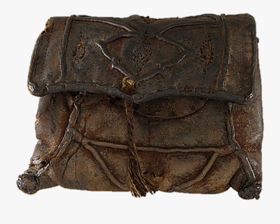 Clip Art Image Medieval Coin Purse - 16th Century Leather Bag, Transparent Clipart