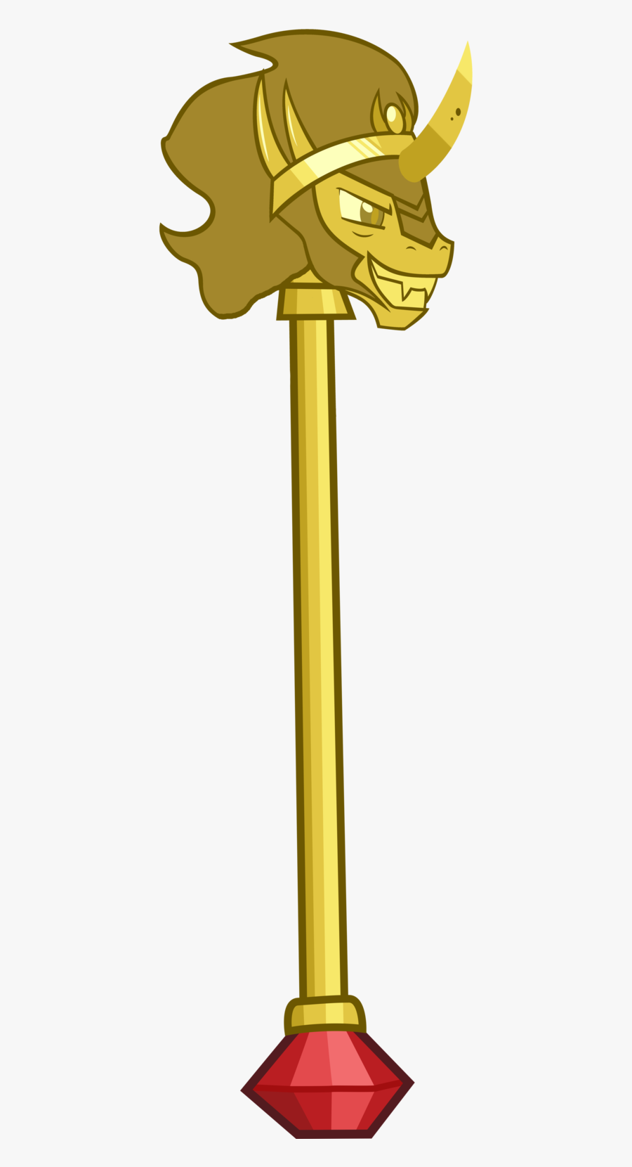 King Clipart Scepter - Scepter King Transparent Background, Transparent Clipart