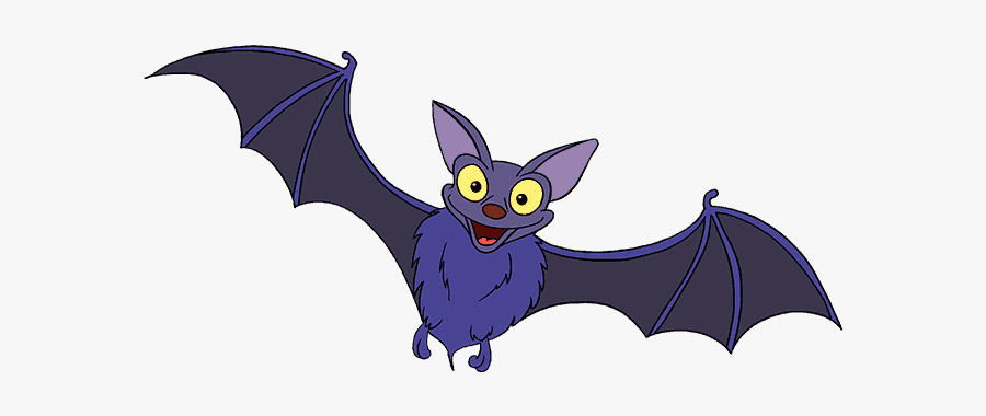 How To Draw Bat - Transparent Bat Picture Cartoon, Transparent Clipart
