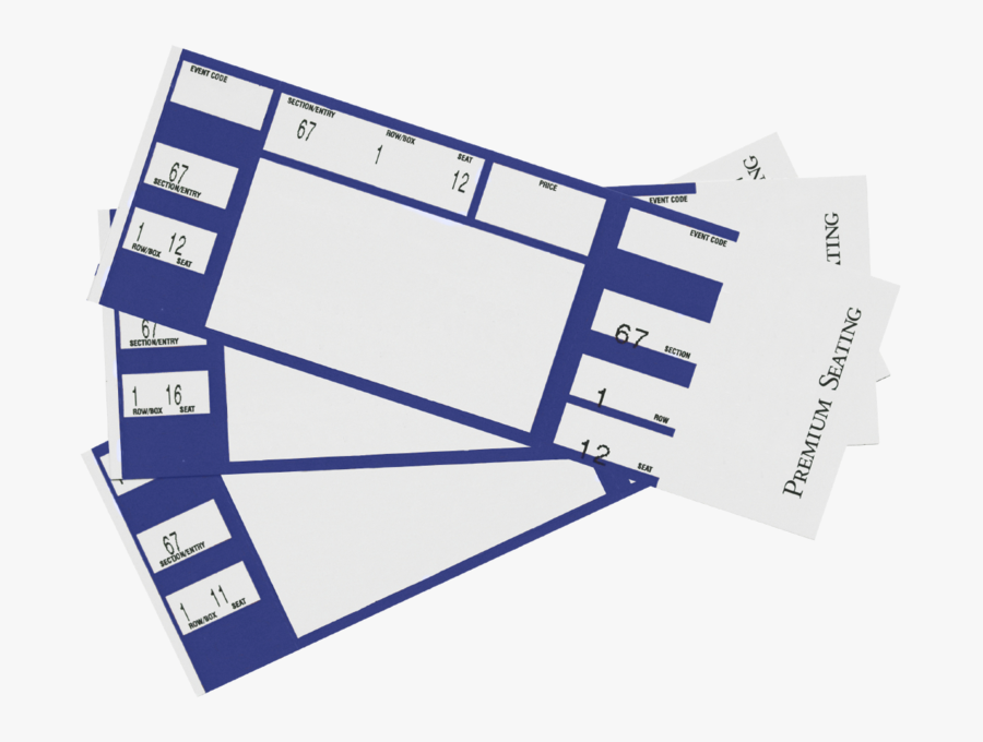 Printable Blank Concert Ticket Template