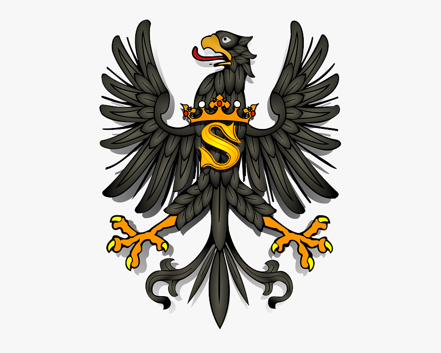 Eagle, Bird, Animal, Coat, Symbol, Coat Of Arms, King - West Prussia Coat Of Arms, Transparent Clipart