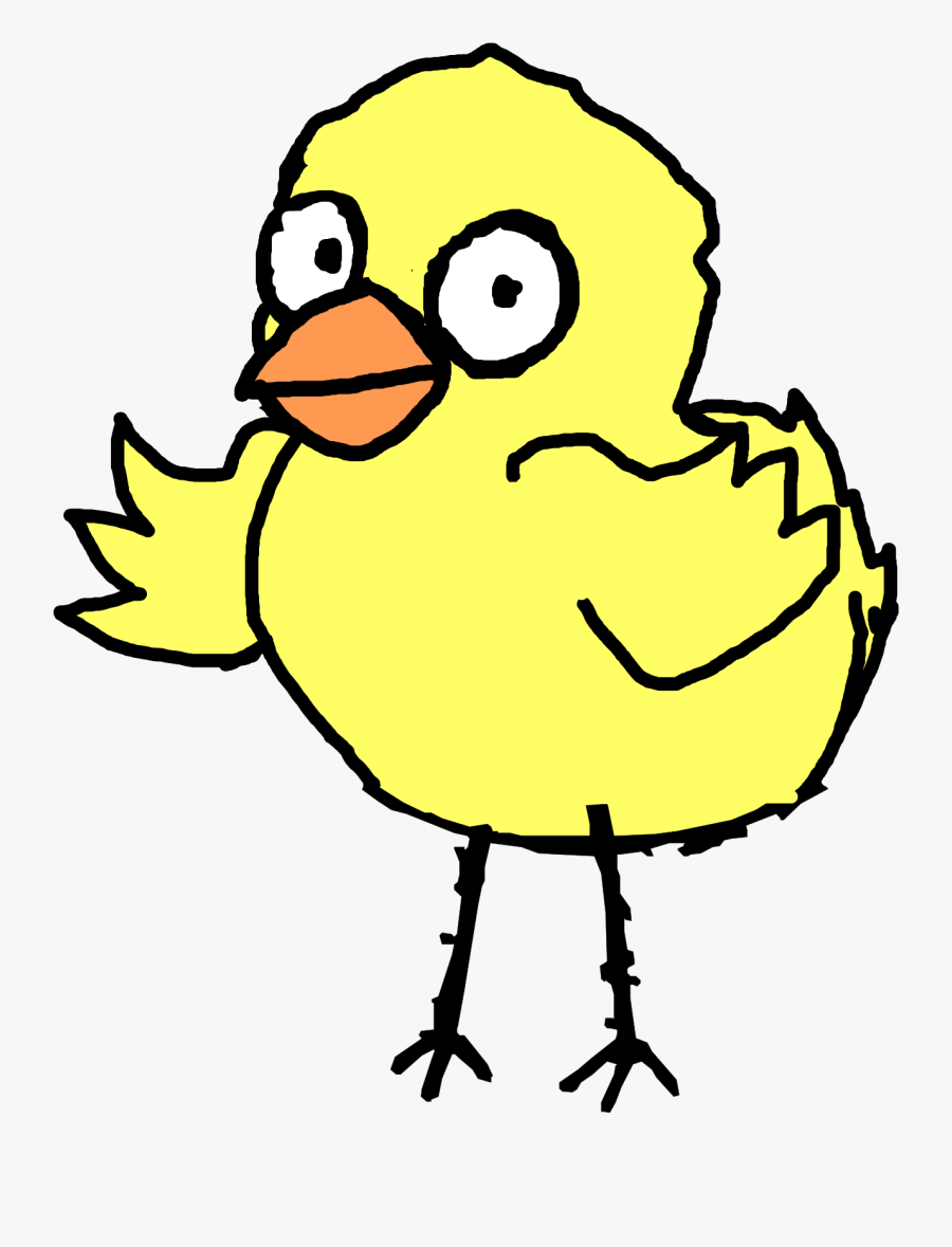 Transparent Kfc Bucket Png - Bird Black And White Cartoon, Transparent Clipart