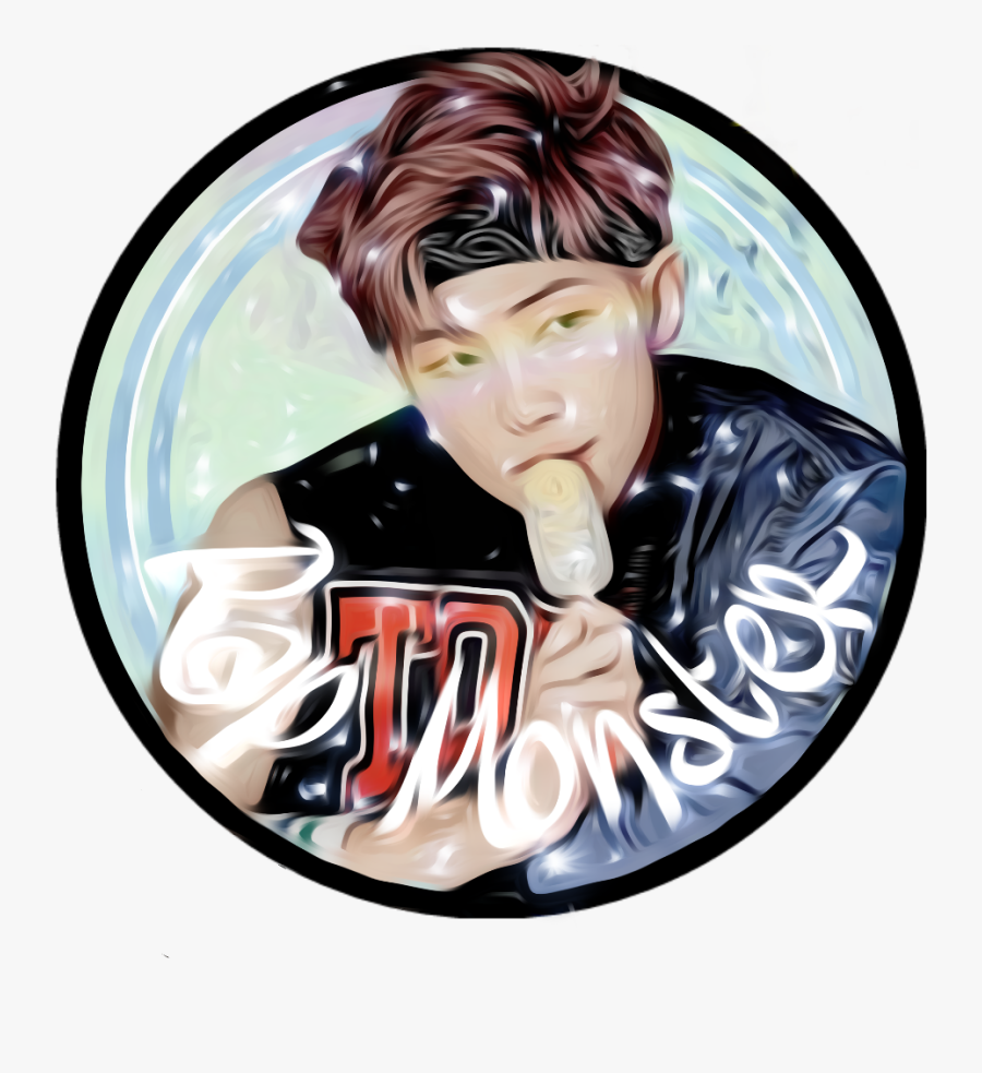 My Bias Eating Ice Cream Namjoon Rm Namjoonedit Bts - Bts Namjoon, Transparent Clipart