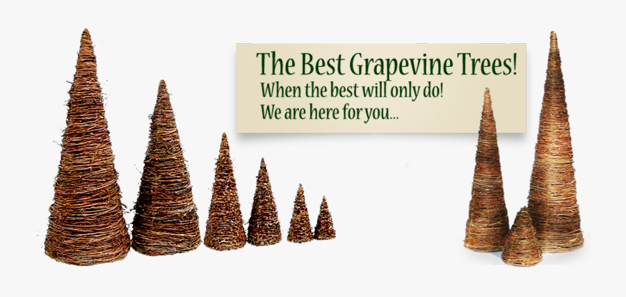 Grapevine Christmas Tree, Transparent Clipart