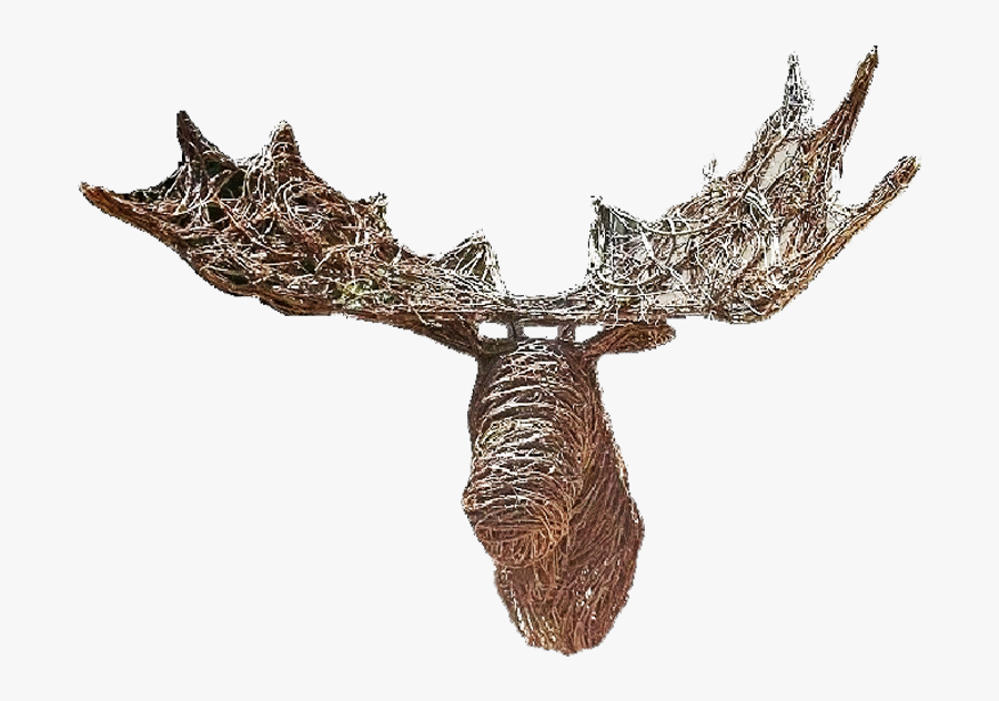 Transparent Vine Wreath Png - Reindeer, Transparent Clipart