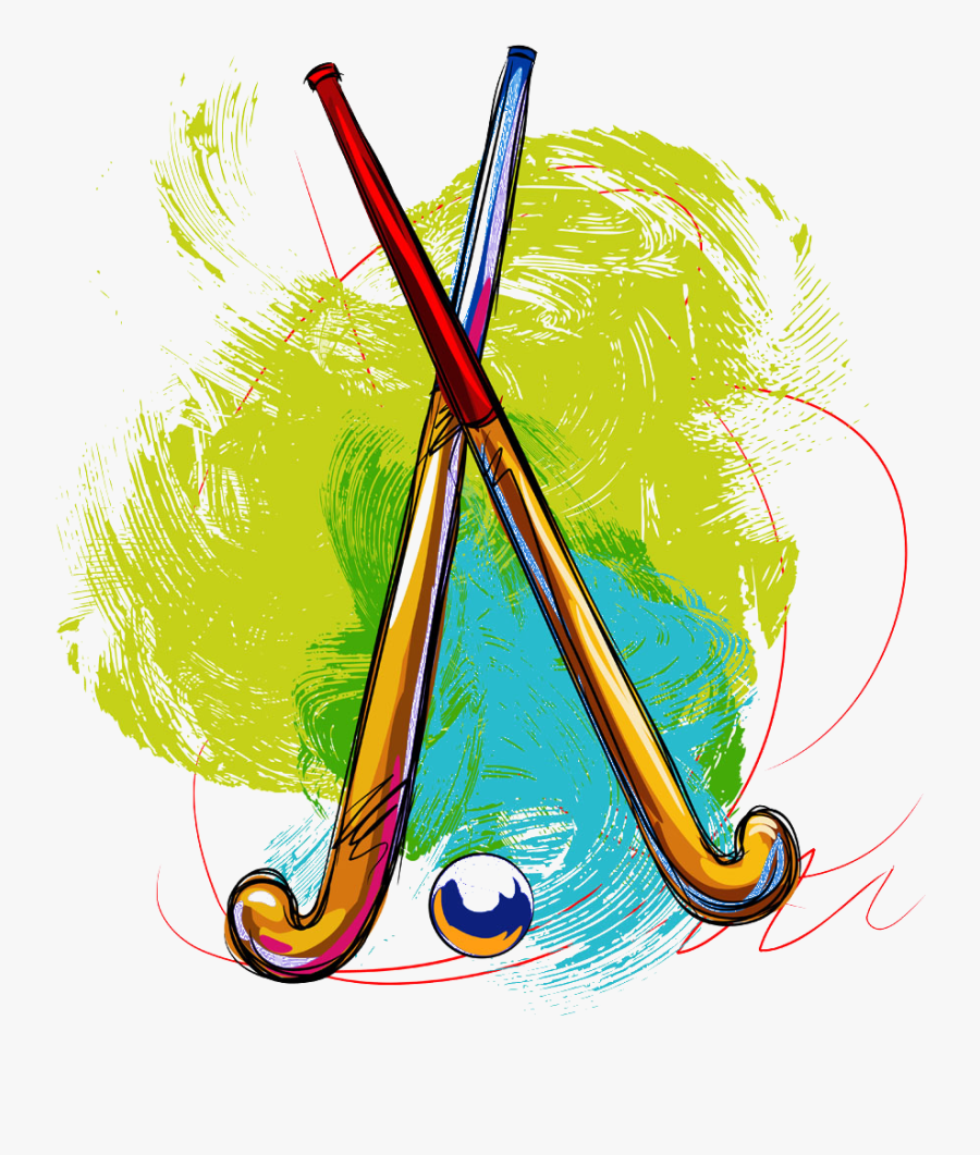 Field Hockey Ball Hockey Stick Golf - Field Hockey Graphic, Transparent Clipart
