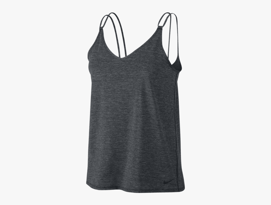 Clip Art Black And White Nike W Tank Strap - Little Black Dress, Transparent Clipart