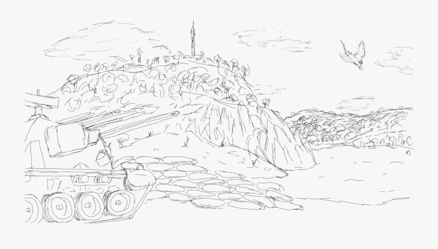 Drawing Off Tops - Sketch, Transparent Clipart