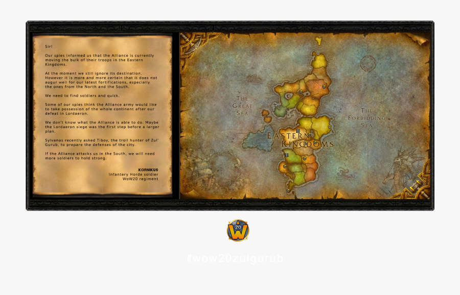 Transparent Sylvanas Png - Eastern Kingdoms Map, Transparent Clipart