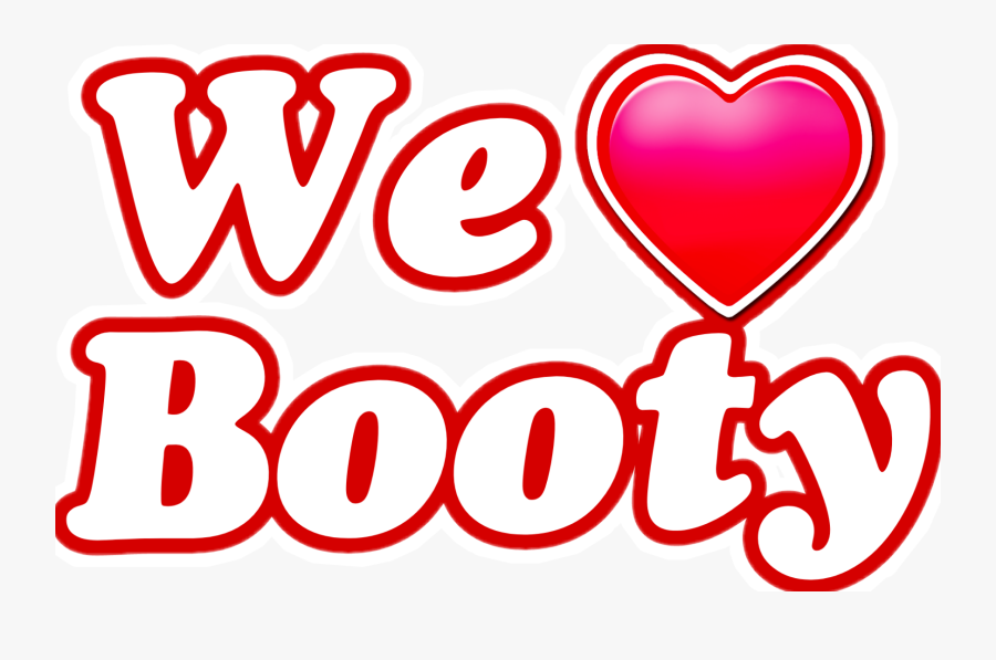 #booty - Heart, Transparent Clipart