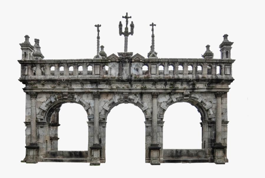 #archway #bridge #stone #castle - Sizun, Transparent Clipart