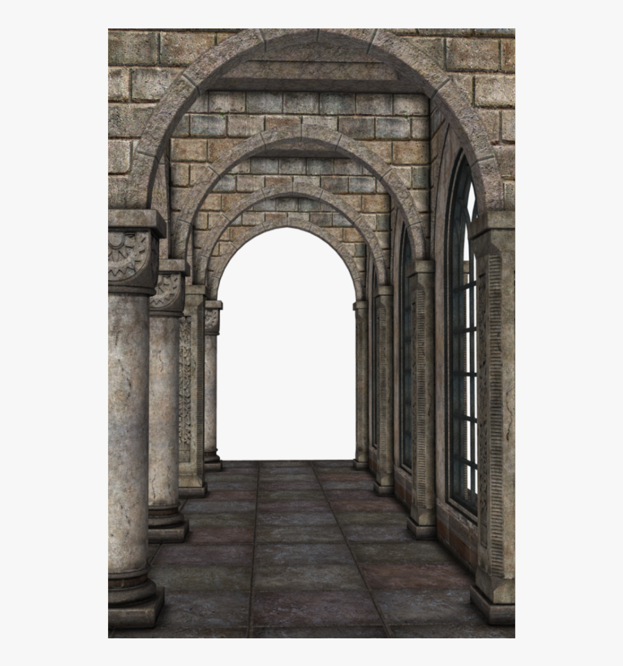 #castle #archway #hallway #hall - Castle Hallway Png, Transparent Clipart