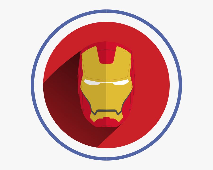 Iron Man Face Vector - Logo Iron Man Png, Transparent Clipart