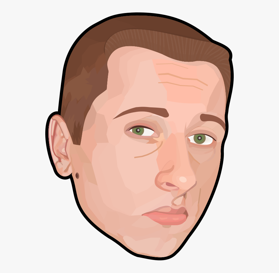 Facial Hair,chin,skin - Una Cabeza De Persona, Transparent Clipart