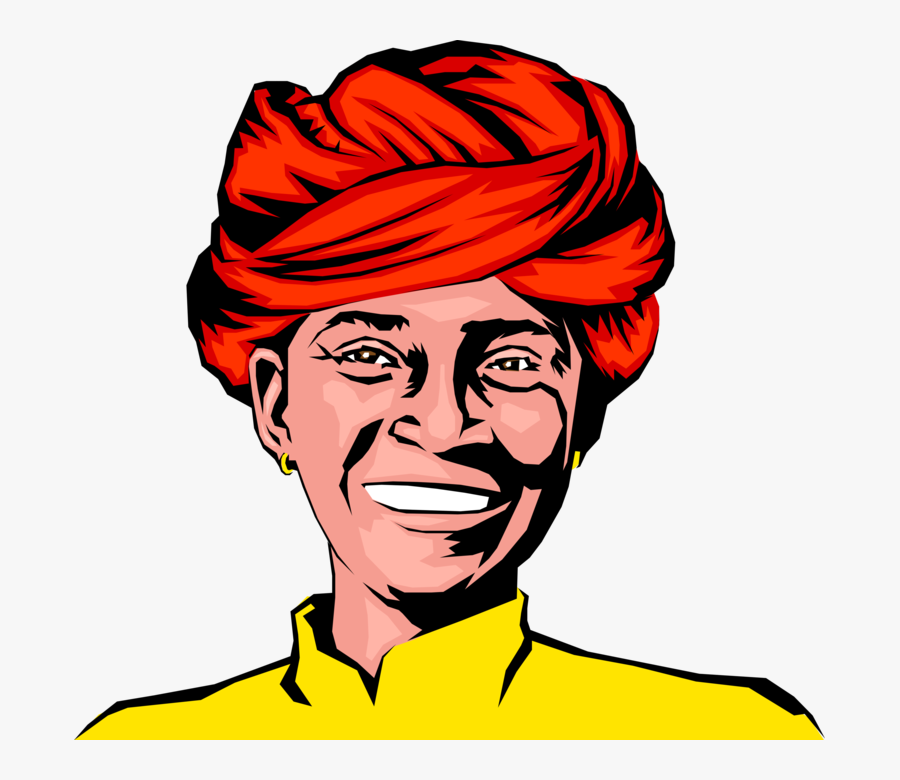 Transparent Man Face Png - Indian Man Face Clipart, Transparent Clipart