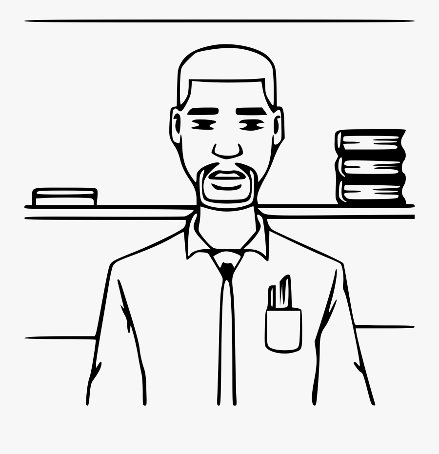 Big Image Png - Drawings Of Teacher Face, Transparent Clipart