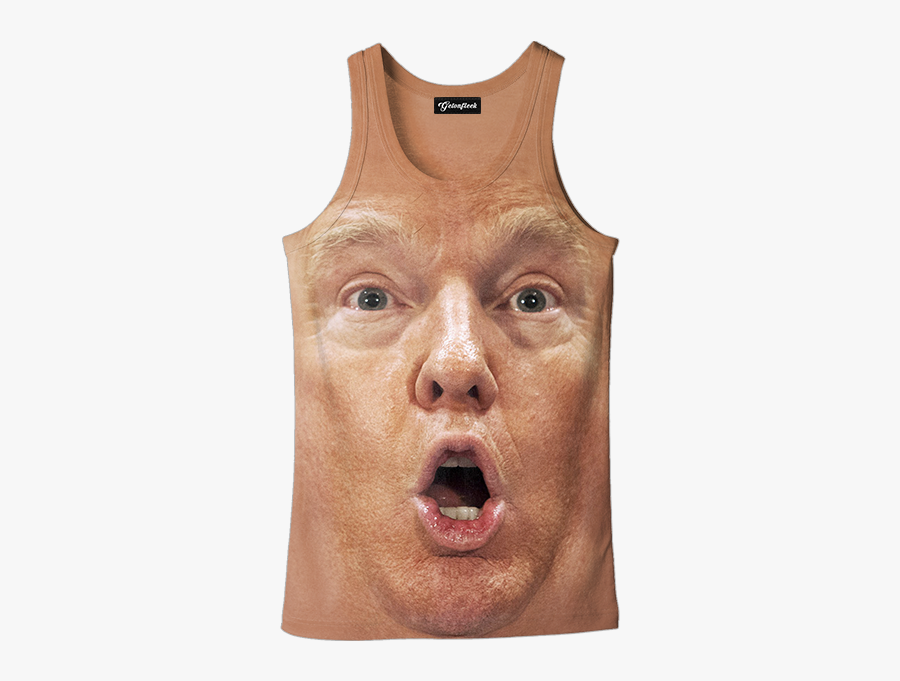 Protests Against Donald Trump T-shirt United States - Donald Trump Scared Face, Transparent Clipart