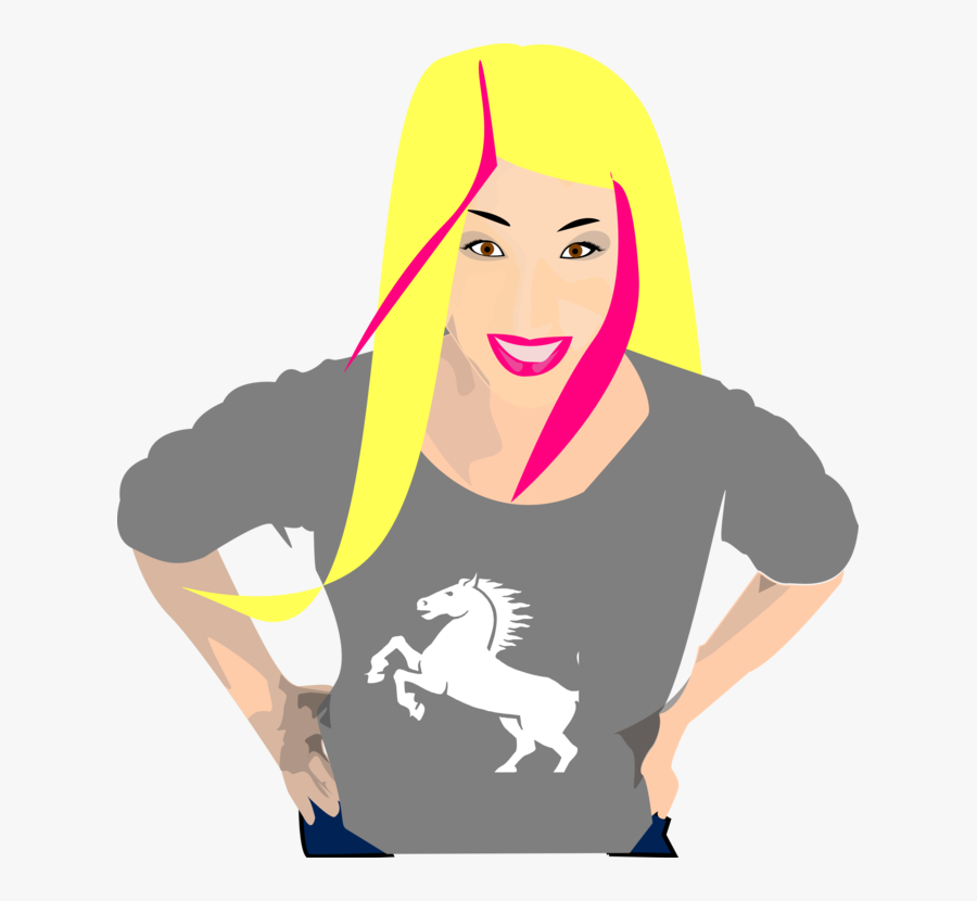 Art,girl,clothing - Black Hair Mum Cartoon, Transparent Clipart