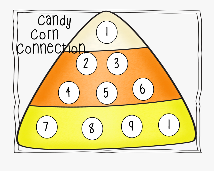 October Clipart Candy Corn, Transparent Clipart