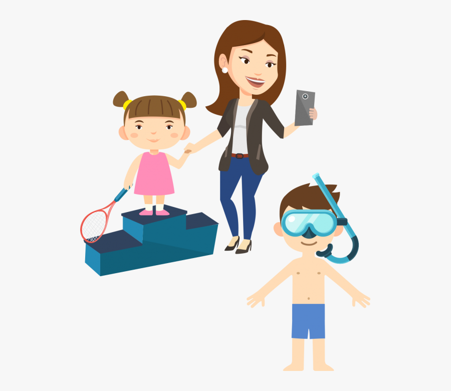17 Ftone Mom - Cartoon, Transparent Clipart