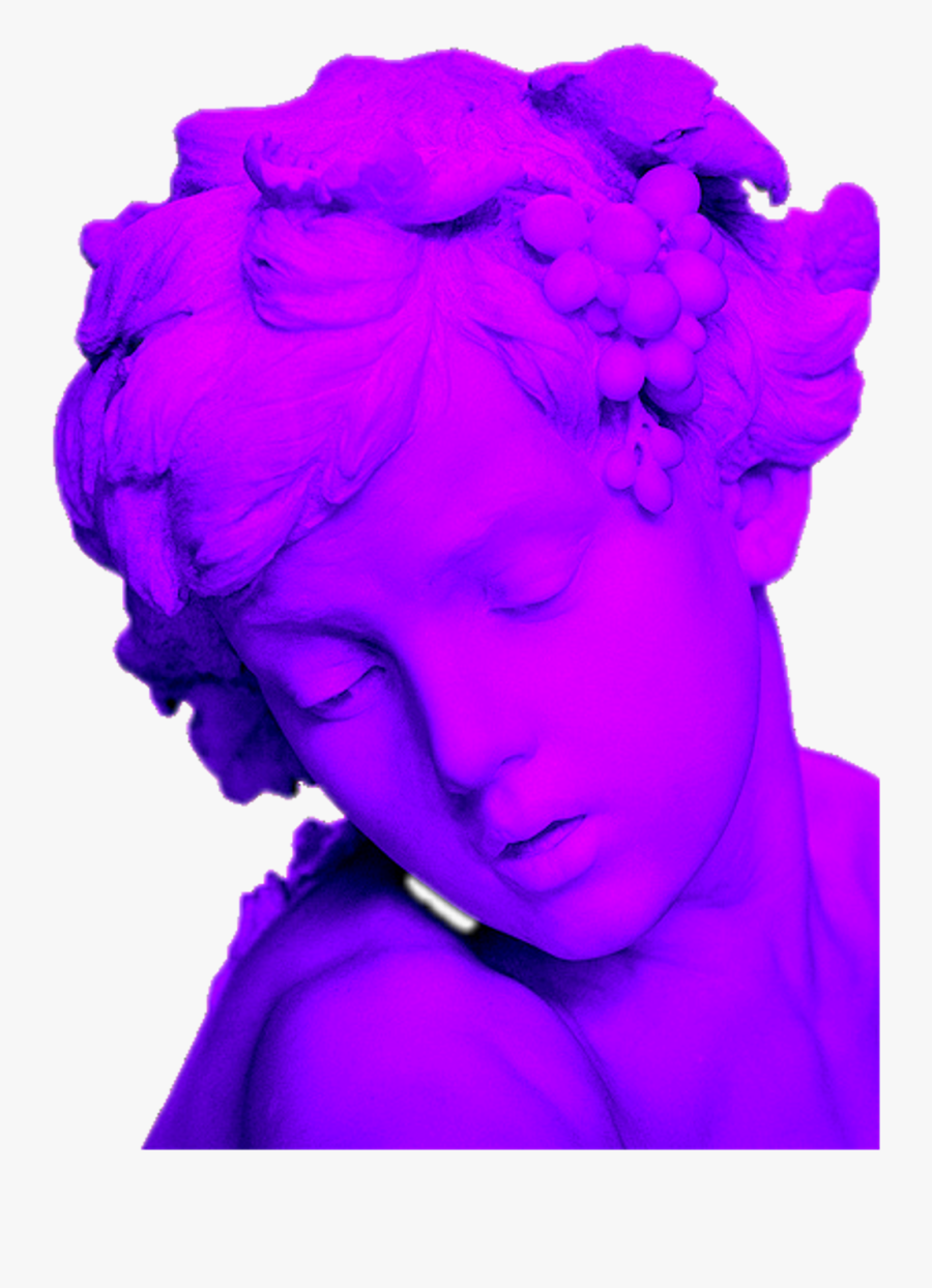 #aesthetic #church #vaporwave #png #tumblr #purple - Statue Vaporwave Png, Transparent Clipart