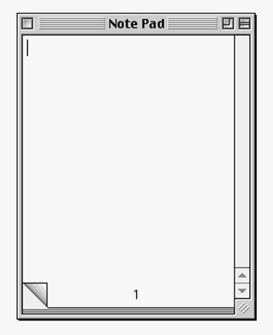 Notepad Clipart Notepad Background - Transparent Vaporwave Background Png, Transparent Clipart