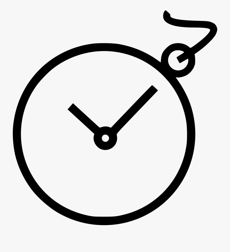 Pocket Watch Comments - Watch Icon Svg, Transparent Clipart