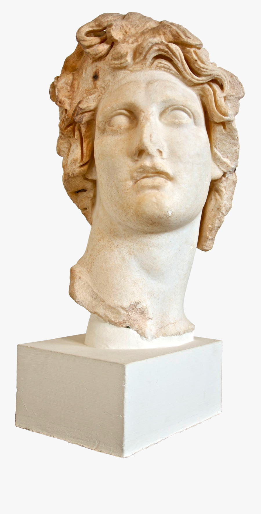 Transparent Roman Statue Clipart - Helios Statue, Transparent Clipart