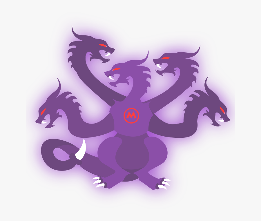 Munzee Scavenger Hunt » Introducing The Hydra Mythological - Cartoon, Transparent Clipart