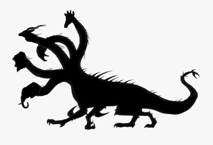 Transparent Gorilla Silhouette Png - Hydra In Greek Mythology, Transparent Clipart
