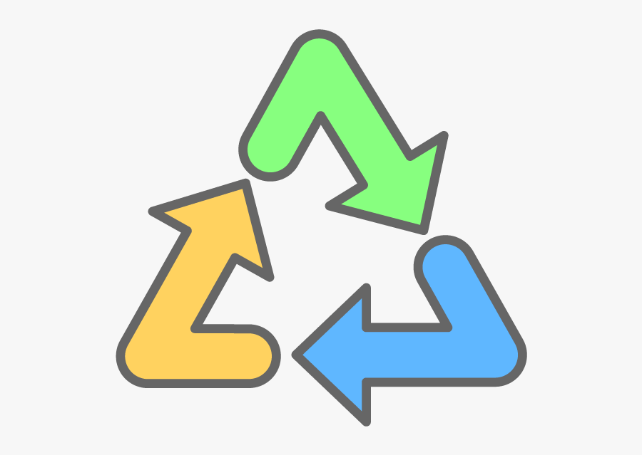 Reduce Reuse Recycle Symbol Png, Transparent Clipart