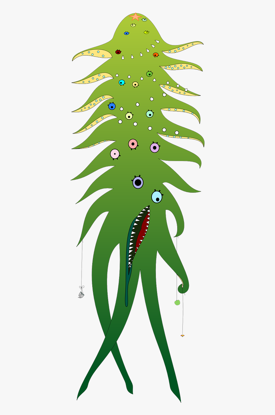 八 爪 鱼 怪物, Transparent Clipart