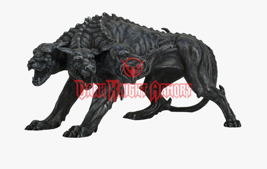Clip Art Cerberus Greek Mythology - Cerberus Statue, Transparent Clipart