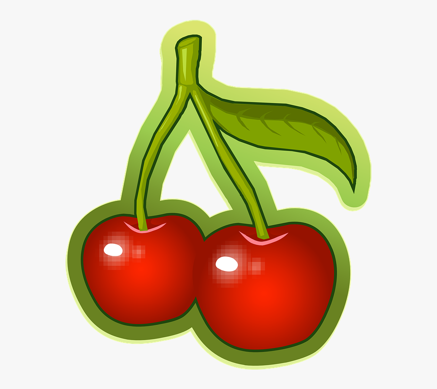 Cherry Clipart Summer Fruit Transparent Png - Summer Fruits Clipart, Transparent Clipart