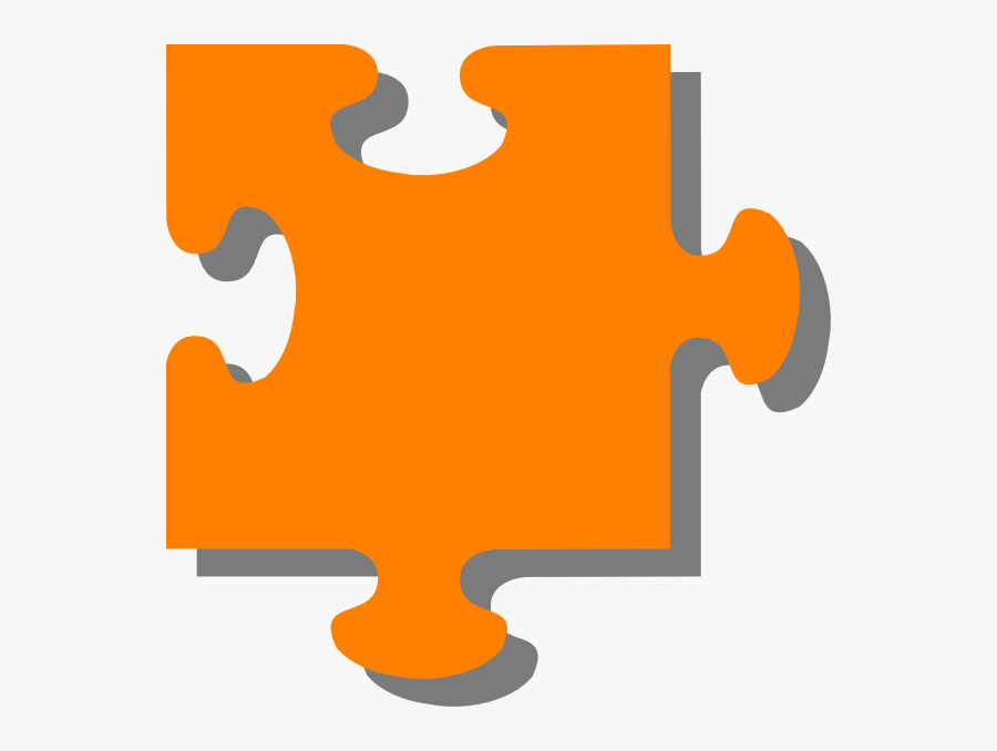 Orange Clipart Puzzle - Orange Jigsaw, Transparent Clipart