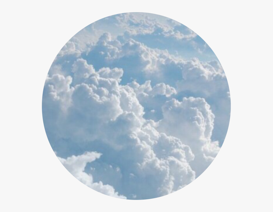 Transparent Cloudy Sky Png - Aesthetic White And Blue Background, Transparent Clipart