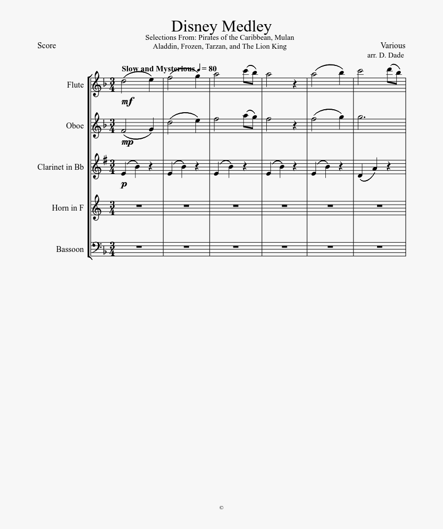 Clarinet Clipart Bassoon - Don T Stop Me Now String Quartet Sheet Music, Transparent Clipart
