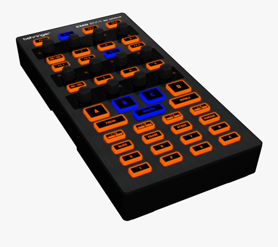 Behringer Cmd Dv 1 Dj Controller Dvs Based Midi Module - Behringer Cmd Dv 1, Transparent Clipart