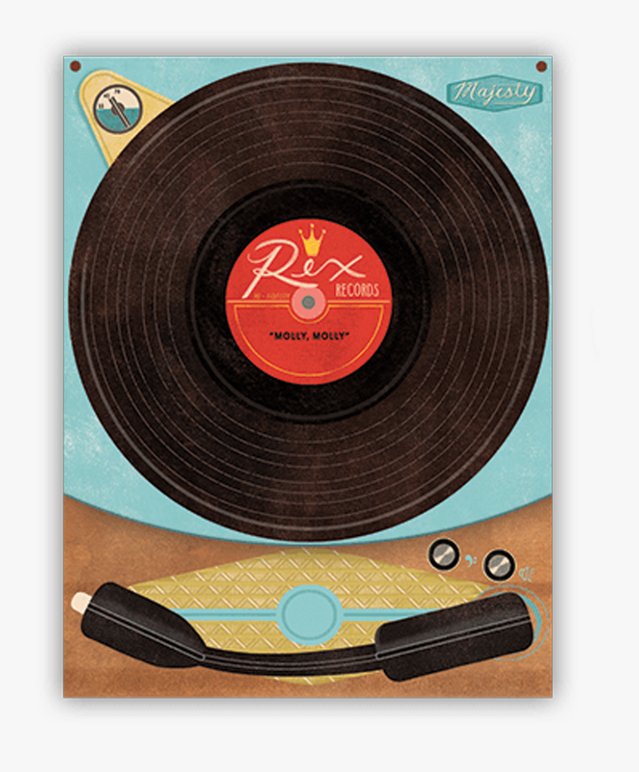 Record Player Pocket Note Pad - Circle, Transparent Clipart