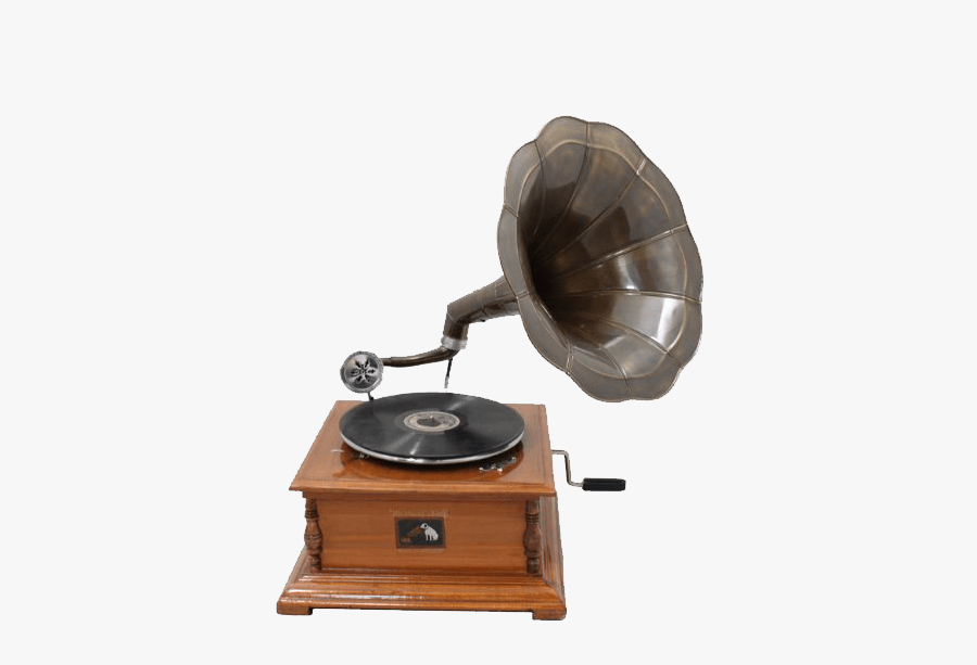 Gramophone Top View - Phonograph Victor, Transparent Clipart