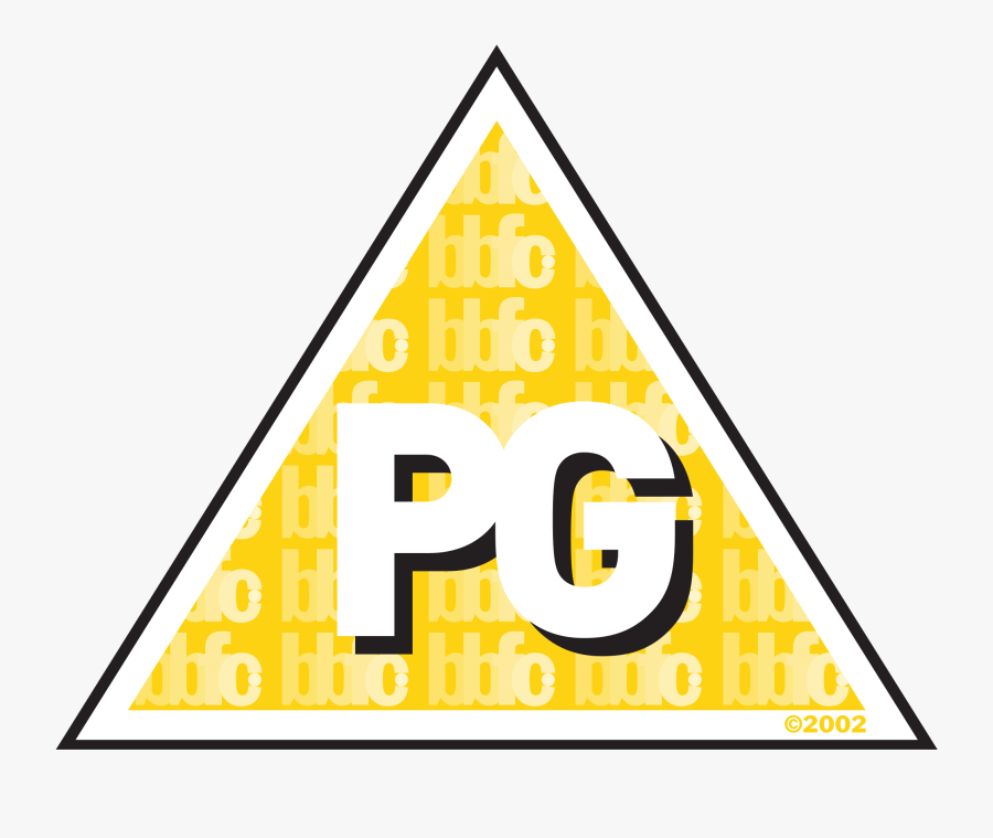 Bbfc Parental Guidance Restriction - Pg Bbfc, Transparent Clipart