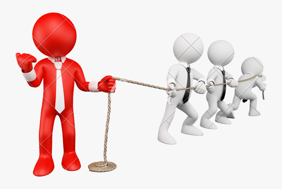 People Clipart 3d White - Leadership Strong, Transparent Clipart