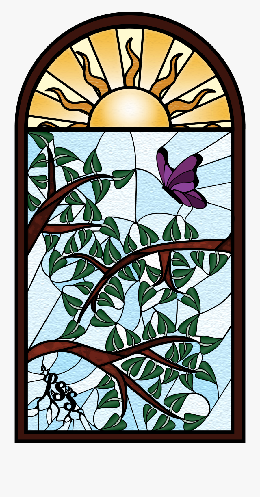 Stained Glass, Transparent Clipart