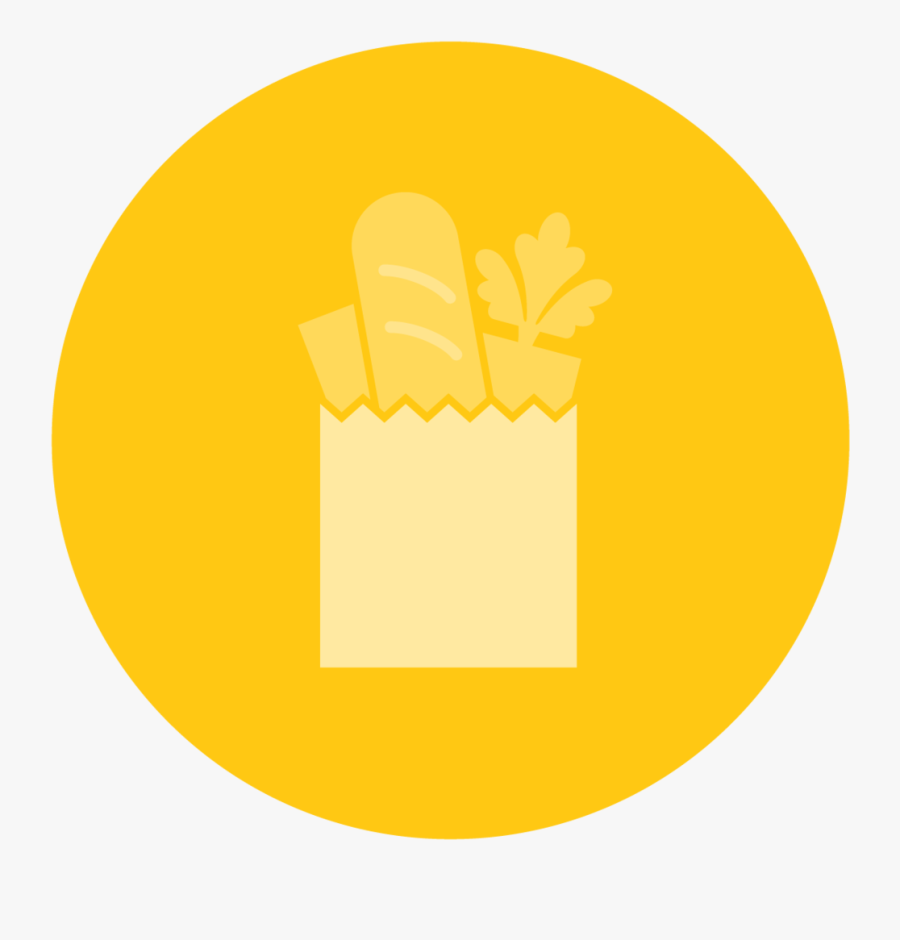 Color Circles Yellow Food - Number 4 Circle Yellow, Transparent Clipart