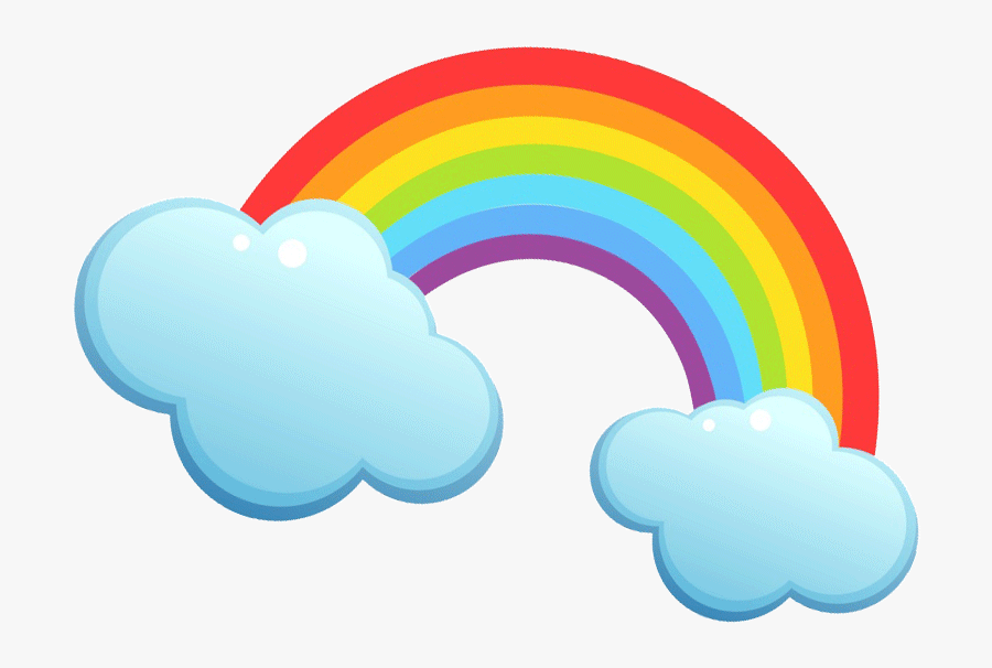 Rainbow With Clouds Clipart Png , Free Transparent Clipart - ClipartKey.