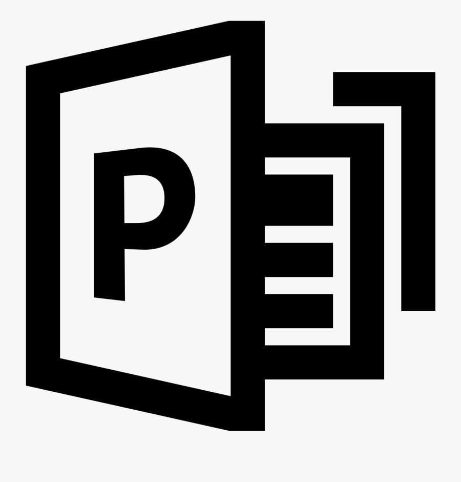 Microsoft Clipart Publisher Microsoft - Power Point Symbol Png, Transparent Clipart