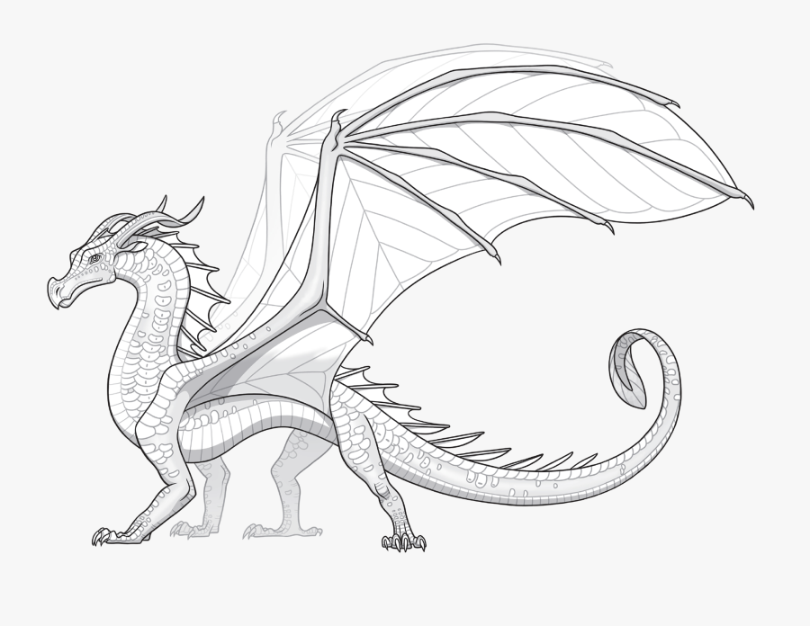 Drawn Creature Diy - Wings Of Fire Pantala Dragons, Transparent Clipart