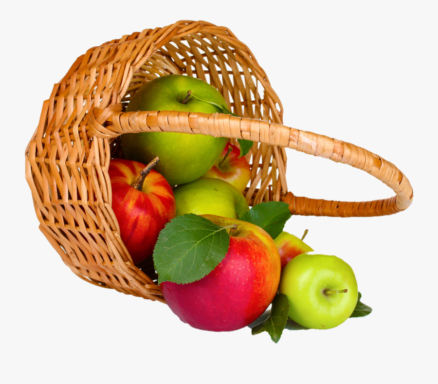 Basket Of Apple Png Royalty-free Image - Cesta De Frutas Png, Transparent Clipart