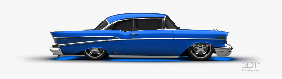 Chevrolet Bel Air 1957 Chevrolet Car Coupé - Tuning Bel Air 1957, Transparent Clipart