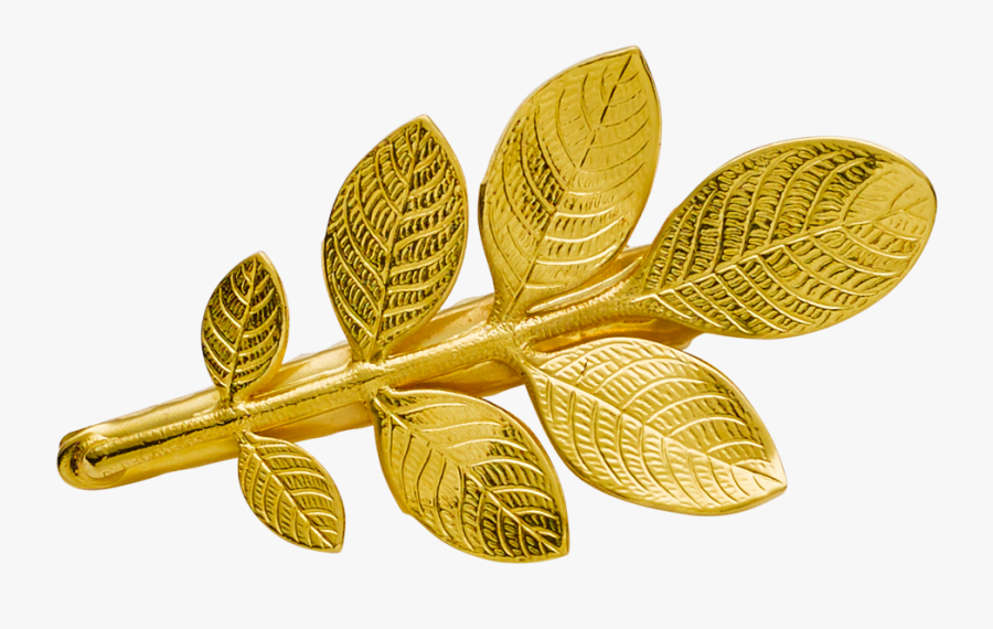 Transparent Olive Leaves Png - Gold, Transparent Clipart